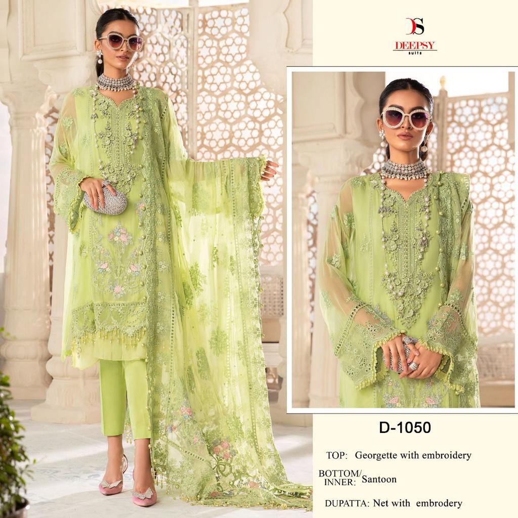 DEEPSY SUITS D 1050 PAKISTANI SUITS IN INDIA