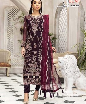 ELAF 162 PAKISTANI SUITS MANUFACTURER BY GALAXY FAB