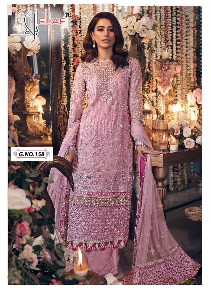 ELAF G 158 PAKISTANI SUITS IN INDIA BY GALAXY FAB