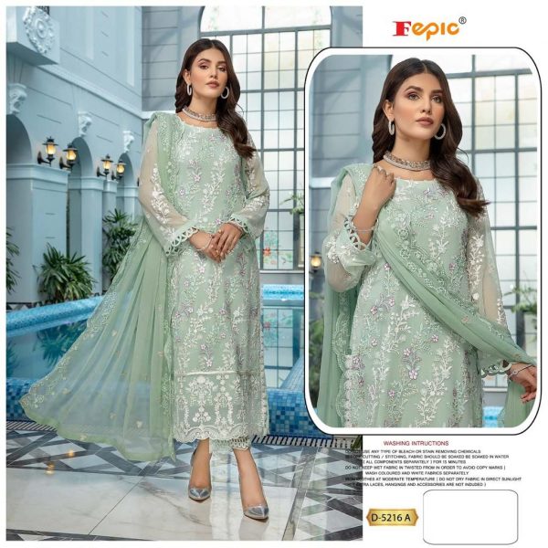 FEPIC D 5216 A ROSEMEEN PAKISTANI SUITS IN INDIA