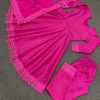HK 1478 PINK READYMADE GOWN WHOLESALER