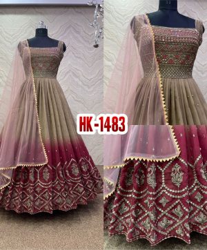 HK 1483 READYMADE GOWN MANUFACTURER