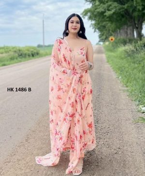 HK 1486 B READYMADE GOWN MANUFACTURER