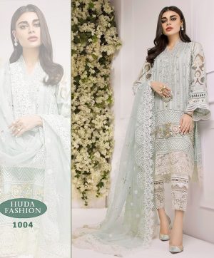 HUDA FASHION 1004 PAKISTANI SUITS IN LOWEST PRICE