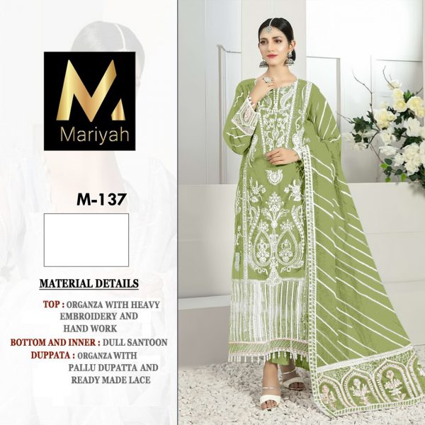 MARIYAH DESIGNER M 137 PAKISTANI SUITS IN INDIA