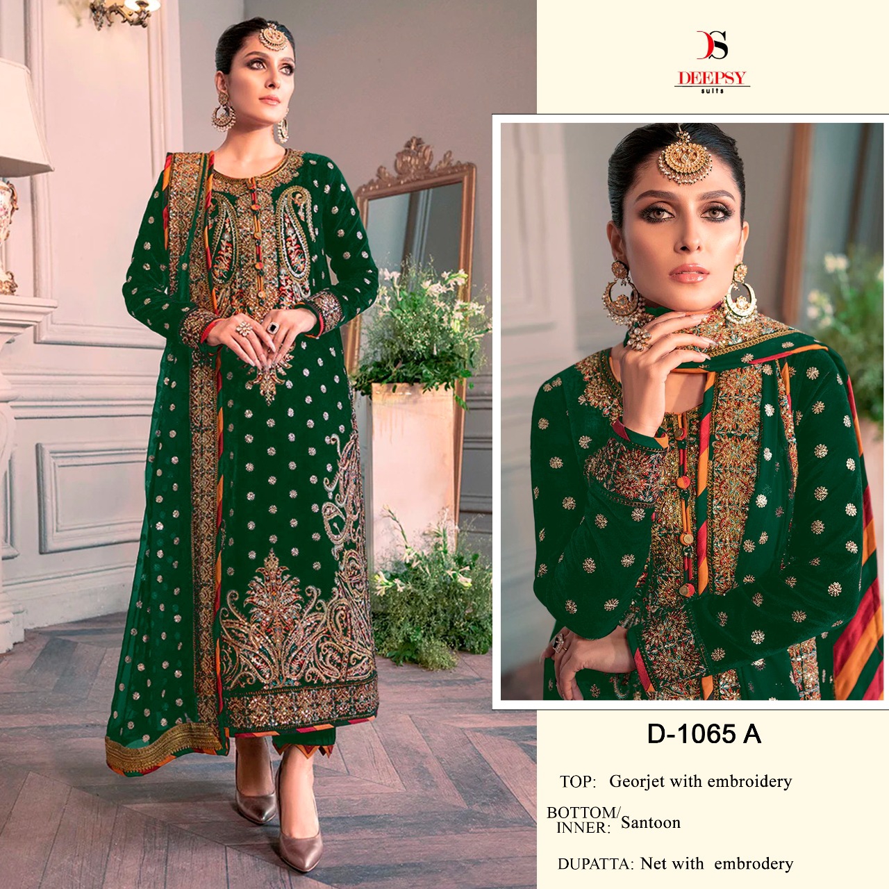 DEEPSY SUITS D 1065 A PAKISTANI SUITS IN INDIA