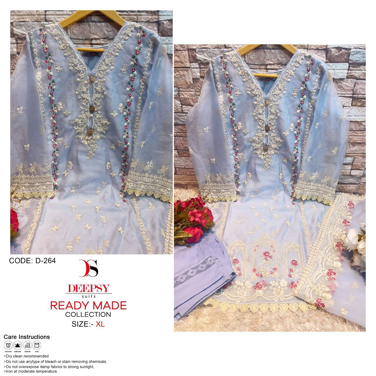 DEEPSY SUITS D 264 READYMADE PAKISTANI SUITS IN INDIA