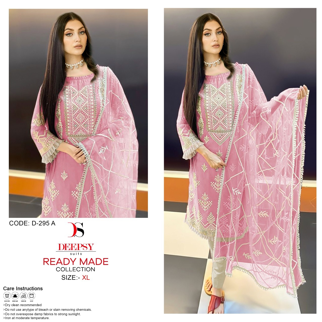 DEEPSY SUITS D 295 A READYMADE PAKISTANI SUITS IN INDIA