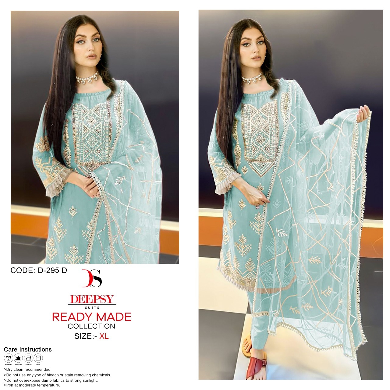 DEEPSY SUITS D 295 D READYMADE PAKISTANI SUITS IN INDIA