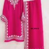 HK 1454 D READYMADE EMBROIDERED KURTI WHOLESALE