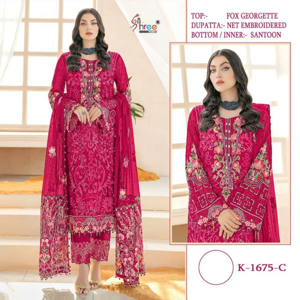 SHREE FABS K 1675 C PAKISTANI SUITS IN INDIA