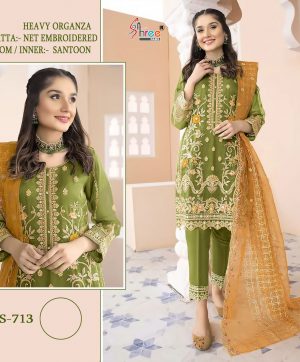 SHREE FABS S 713 AYESHA 02 READYMADE SUITS IN INDIA