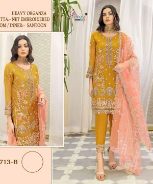 SHREE FABS S 713 B AYESHA 02 READYMADE SUITS IN INDIA