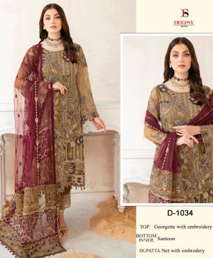 DEEPSY SUITS D 1034 PAKISTANI SUITS IN INDIA
