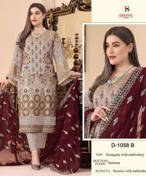 DEEPSY SUITS D 1058 B PAKISTANI SUITS IN INDIA