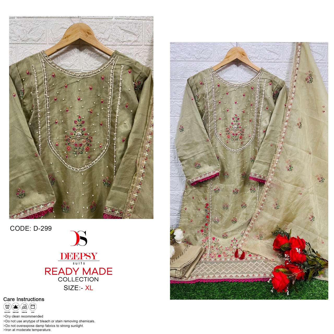 DEEPSY SUITS D 299 READYMADE PAKISTANI SUITS