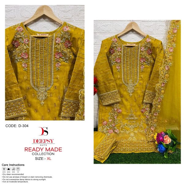 DEEPSY SUITS D 304 READYMADE PAKISTANI SUITS