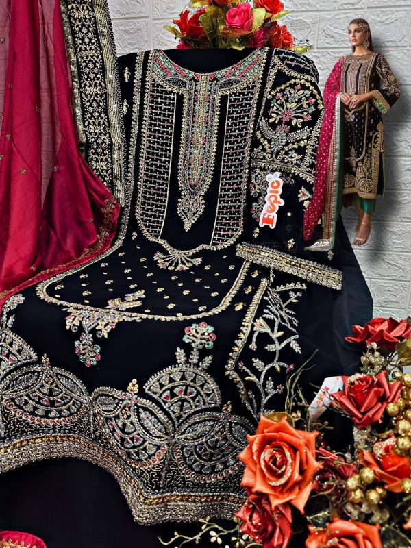 FEPIC C 1276 A ROSEMEEN PAKISTANI SUITS IN INDIA