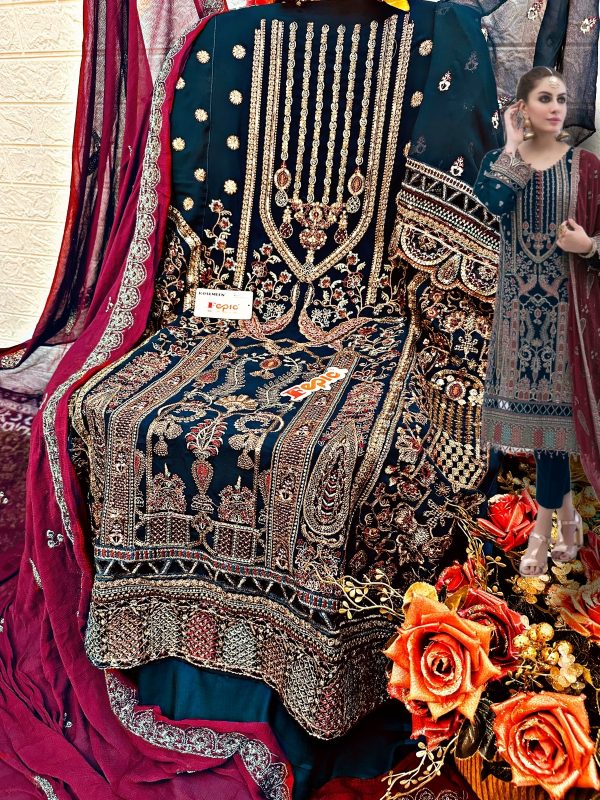 FEPIC C 1287 A ROSEMEEN PAKISTANI SUITS IN INDIA