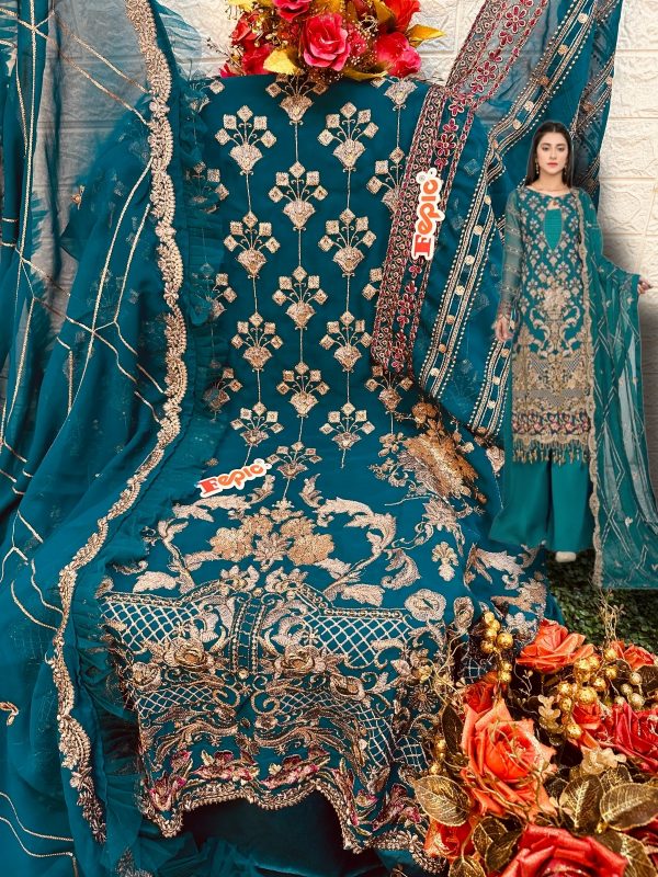 FEPIC D 5238 A ROSEMEEN PAKISTAN SUITS IN INDIA