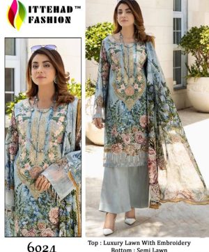 ITTEHAD FASHION 6024 PAKISTANI SUITS IN INDIA