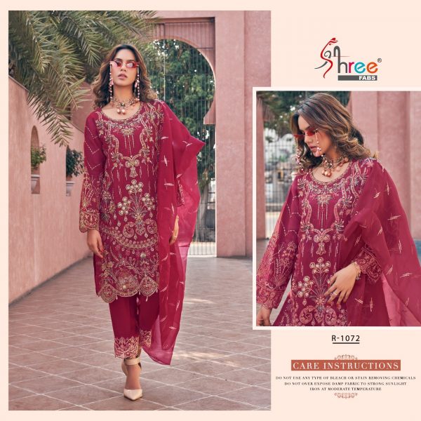 SHREE FABS R 1072 READYMADE SUITS MANUFACTURER