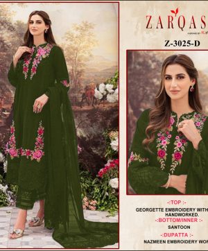 ZARQASH Z 3025 D PAKISTANI SUITS IN INDIA