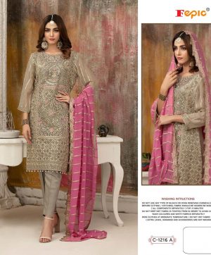 FEPIC C 1216 A ROSEMEEN PAKISTANI SUITS IN INDIA