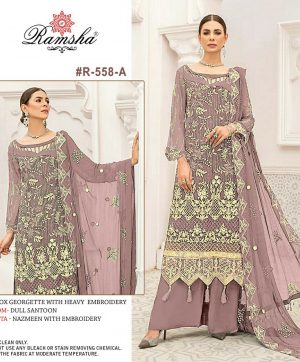 RAMSHA FASHION R 558 A PAKISTANI SUITS IN INDIA