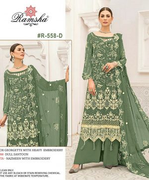 RAMSHA FASHION R 558 D PAKISTANI SUITS IN INDIA