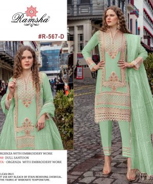 RAMSHA FASHION R 567 D PAKISTANI SUITS IN INDIA