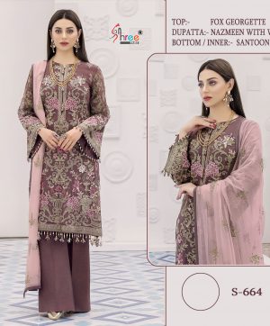 SHREE FABS S 664 PAKISTANI SUITS IN INDIA