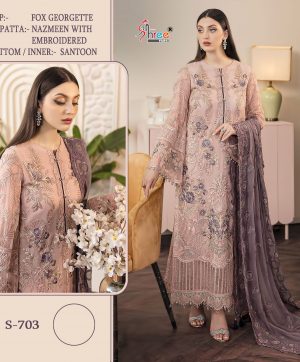 SHREE FABS S 703 PAKISTANI SUITS IN INDIA