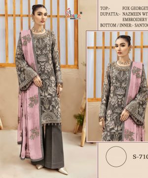 SHREE FABS S 710 PAKISTANI SUITS IN INDIA