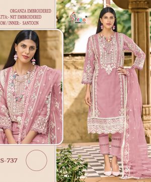 SHREE FABS S 737 PAKISTANI SUITS IN INDIA