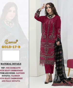 COSMOS GOLD 17 B PAKISTANI SUITS ONLINE