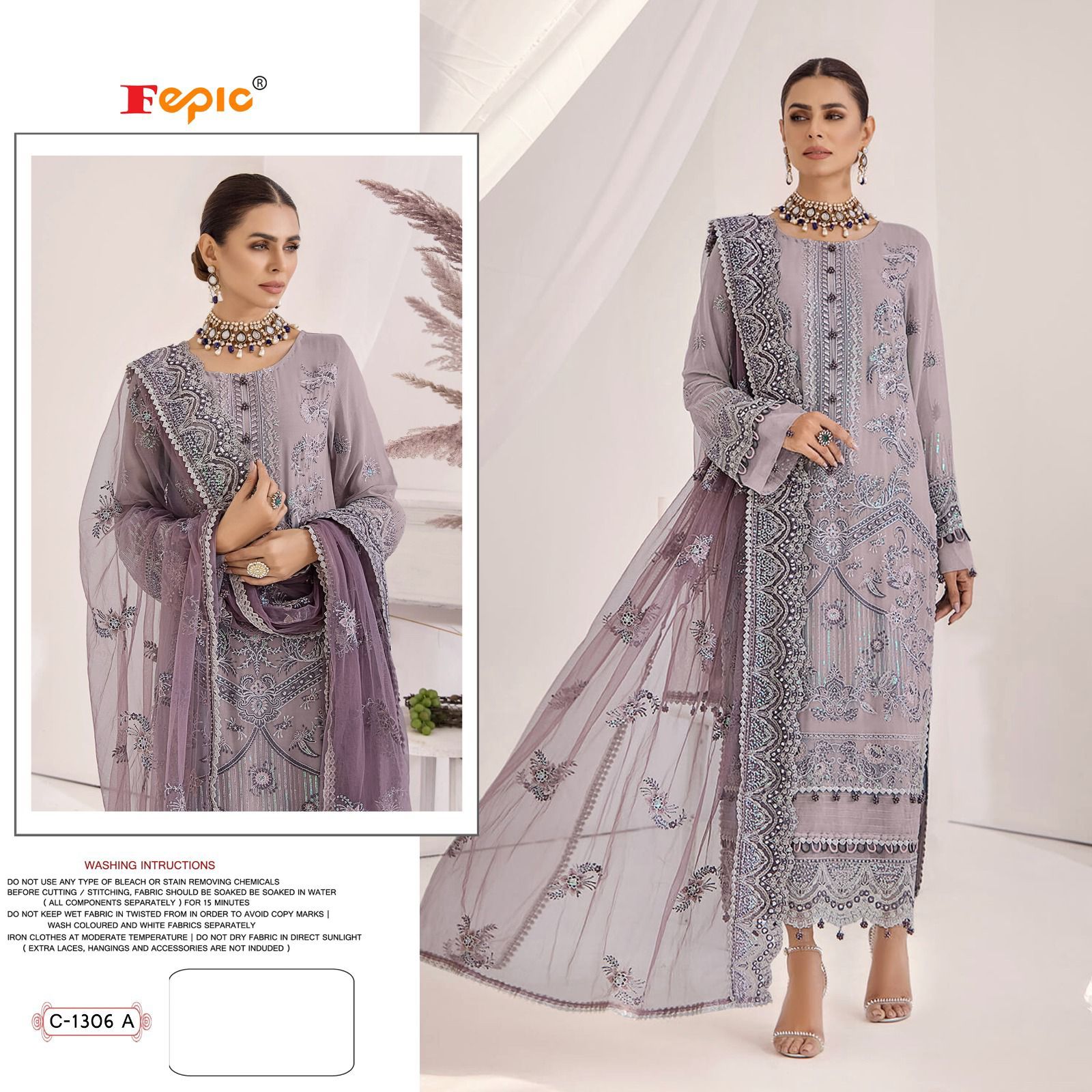 FEPIC 1306 A PAKISTANI SUITS ONLINE INDIA
