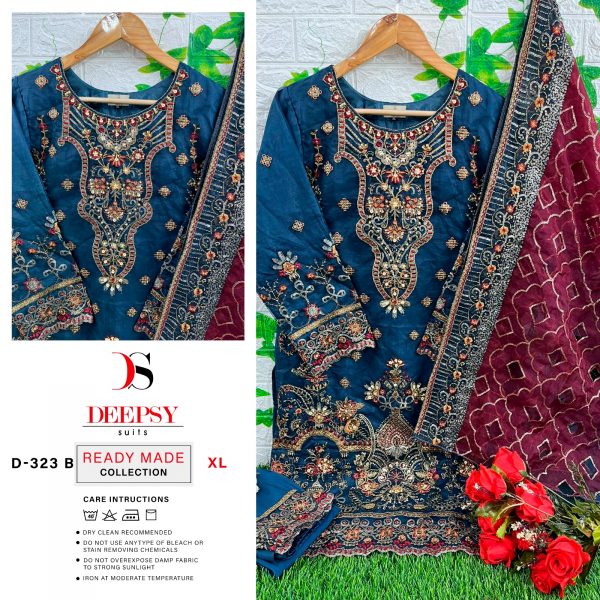 DEEPSY SUITS D 323 B READYMADE PAKISTANI SUITS