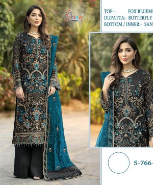 SHREE FABS S 766 D PAKISTANI SUITS IN INDIA
