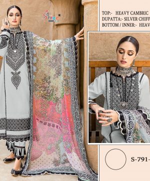 SHREE FABS S 791 B PAKISTANI SUITS IN INDIA