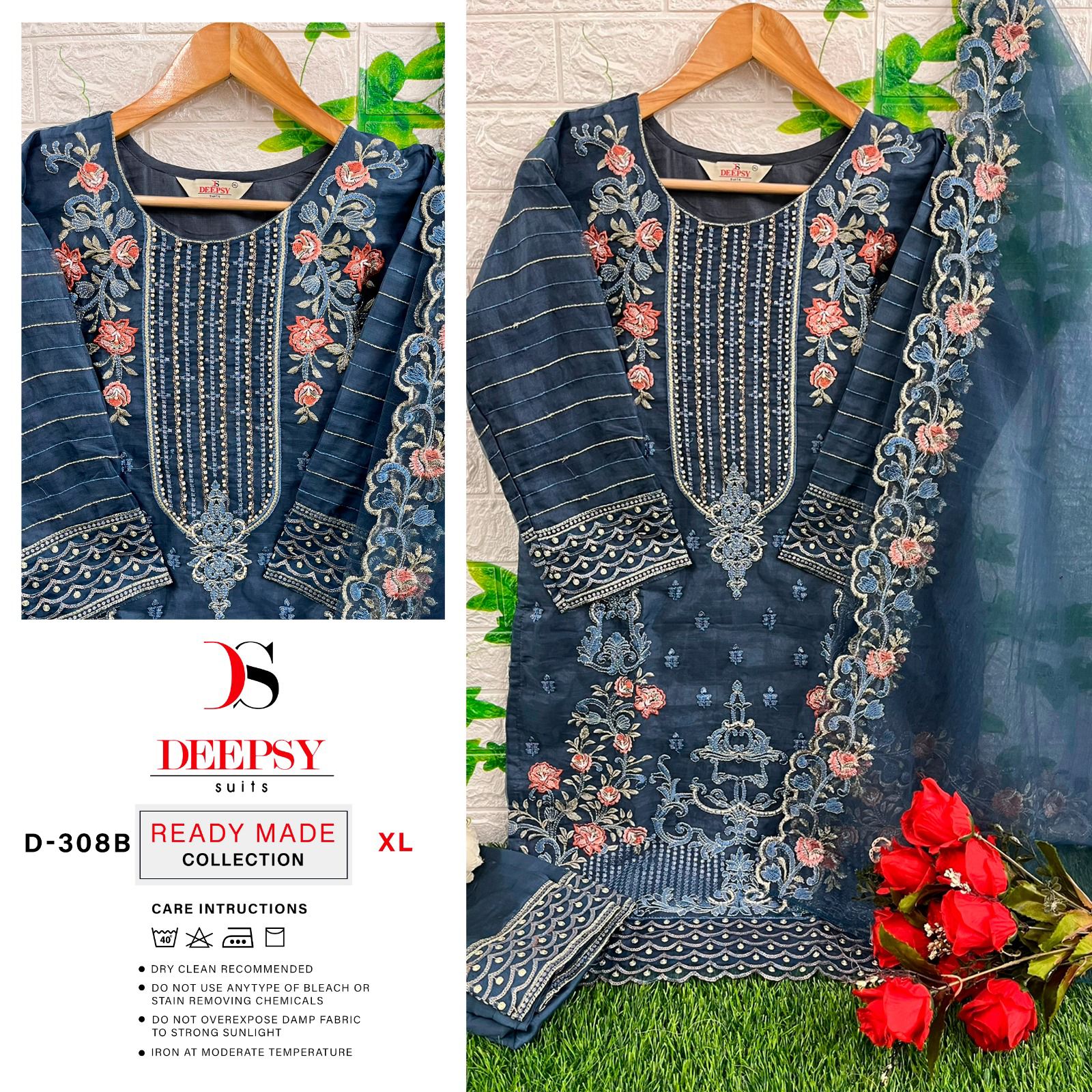 DEEPSY SUITS D 308 B READYMADE SUITS IN INDIA