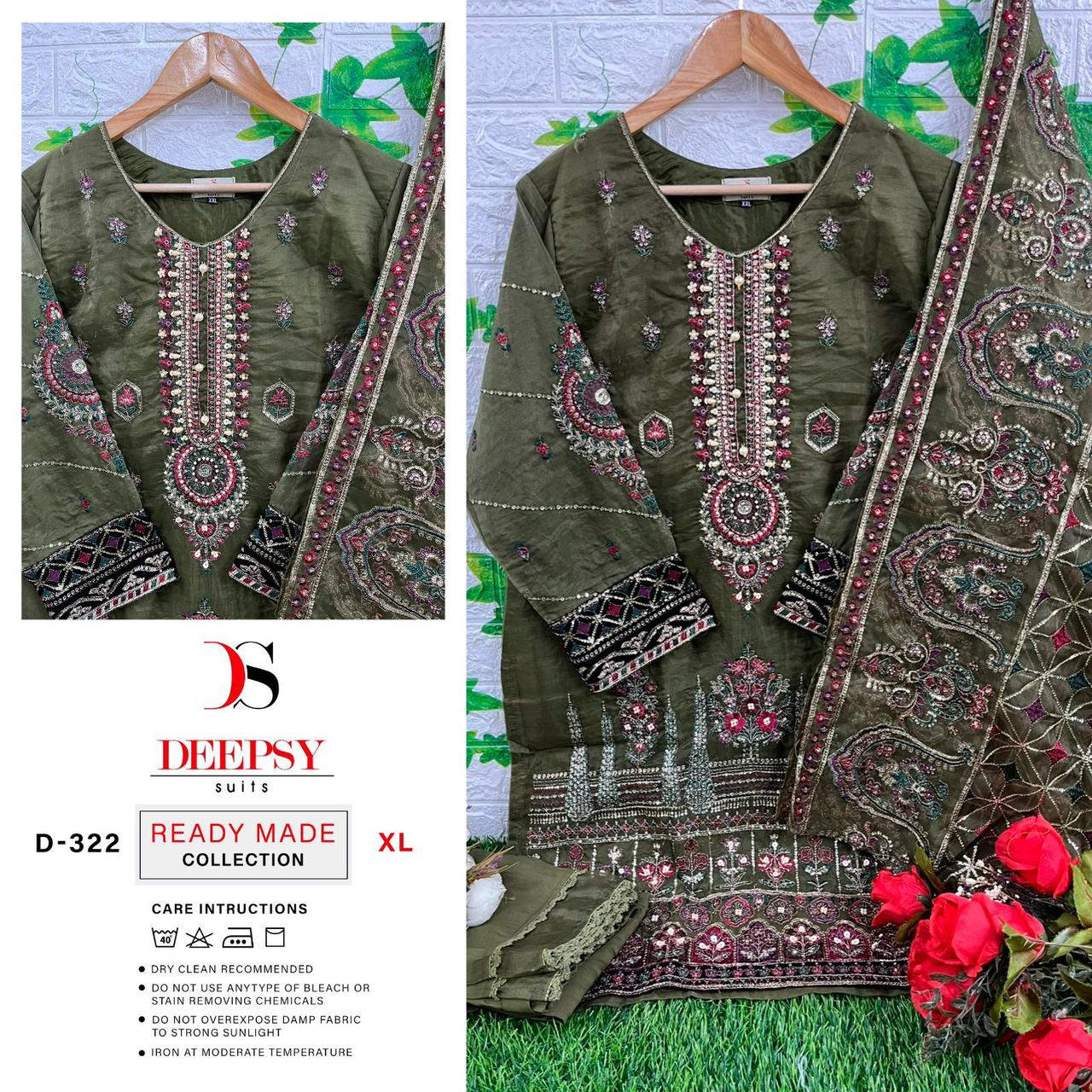 DEEPSY SUITS D 322 READYMADE PAKISTANI SUITS
