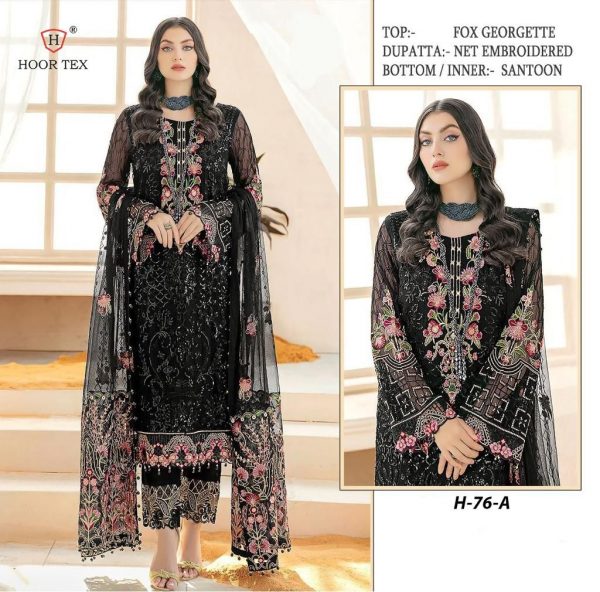 HOOR TEX H 76 A PAKISTANI SUITS IN INDIA