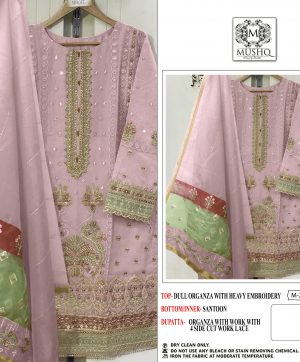 MUSHQ M 207 A PAKISTANI SUITS IN INDIA