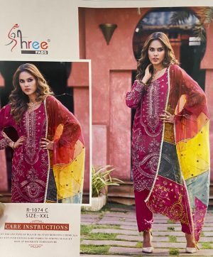 SHREE FABS R 1074 C READYMADE SUITS IN INDIA