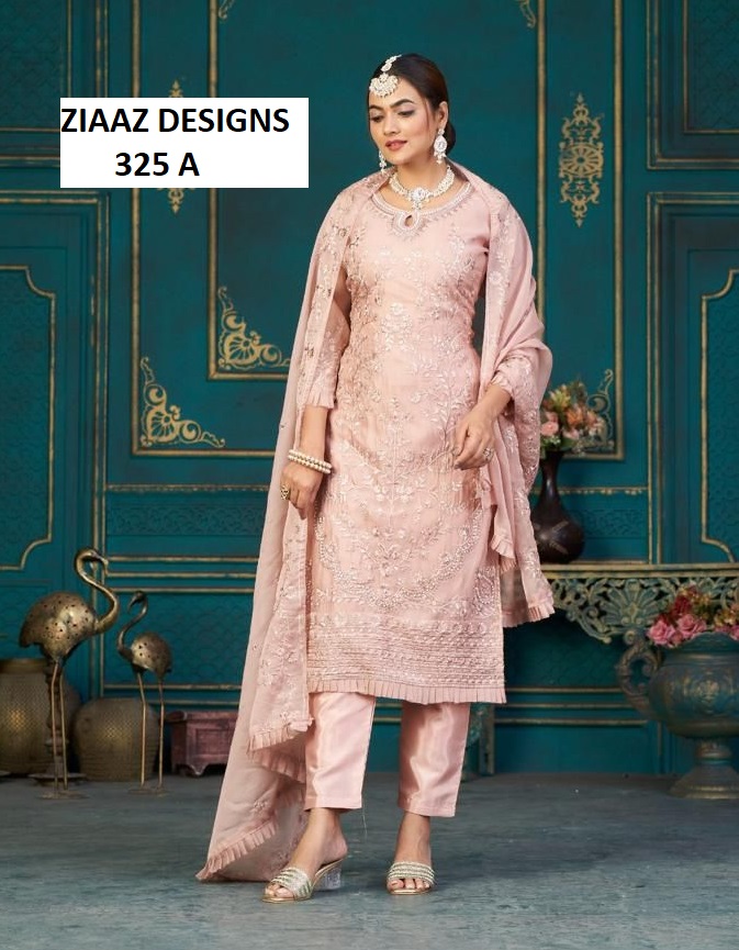 ZIAAZ DESIGNS 325 A PAKISTANI SUITS IN INDIA