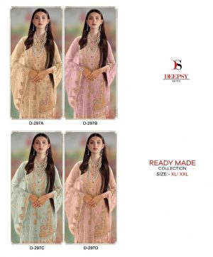 DEEPSY SUITS D 297 A TO D READYMADE SALWAR SUITS