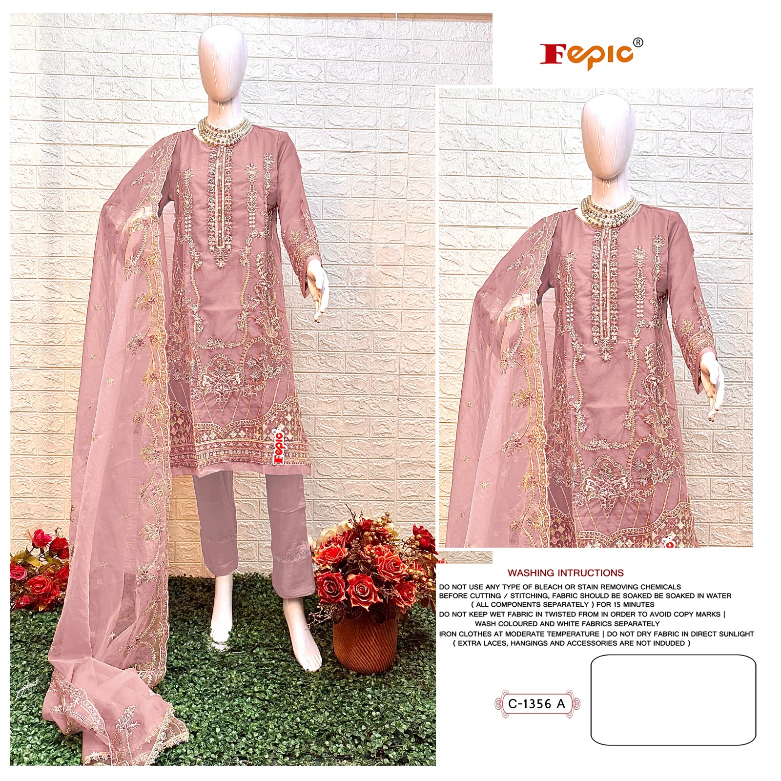 FEPIC C 1356 A ROSEMEEN SALWAR SUITS IN INDIA