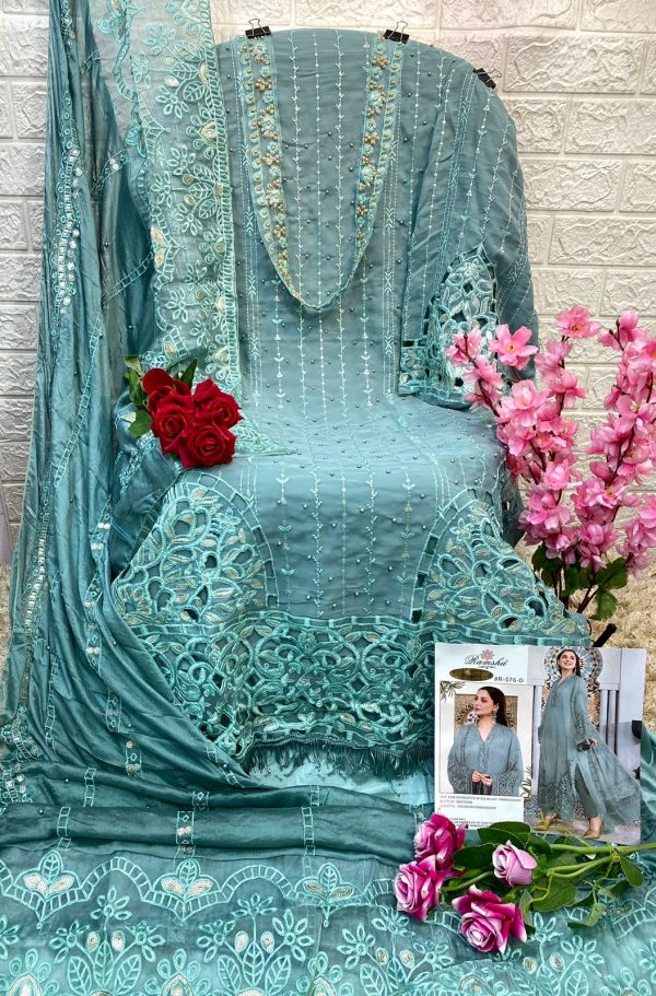 RAMSHA FASHION R 576 D PAKISTANI SUITS IN INDIA