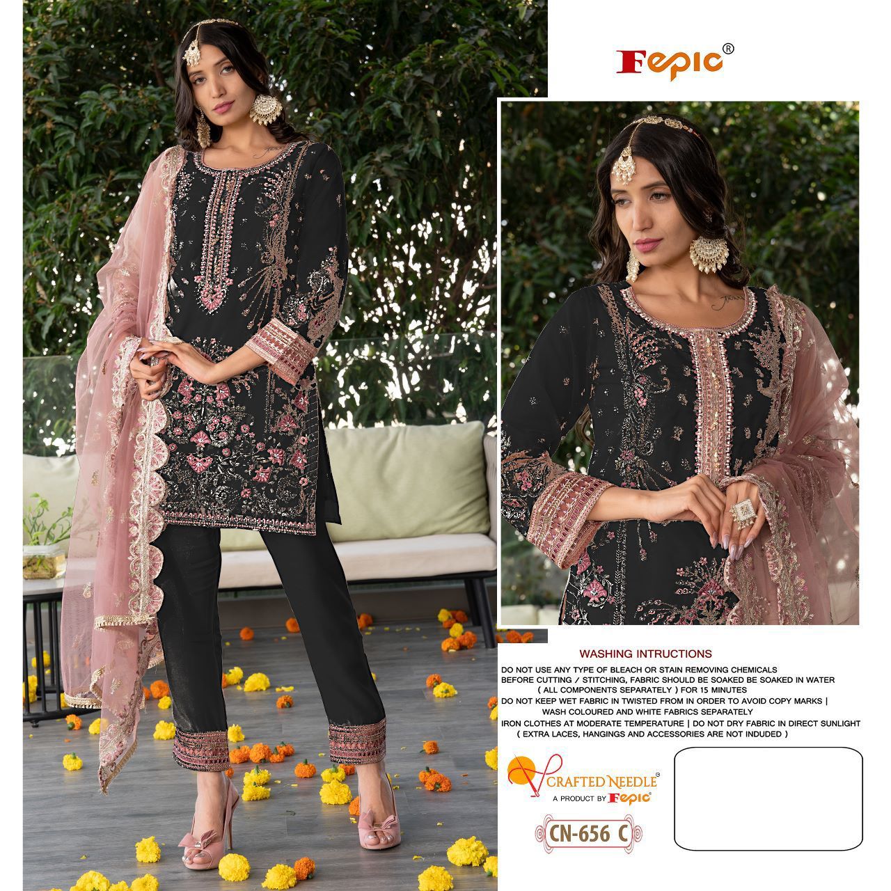 CRAFTED NEEDLE CN 656 C READYMADE SUITS BY FEPIC